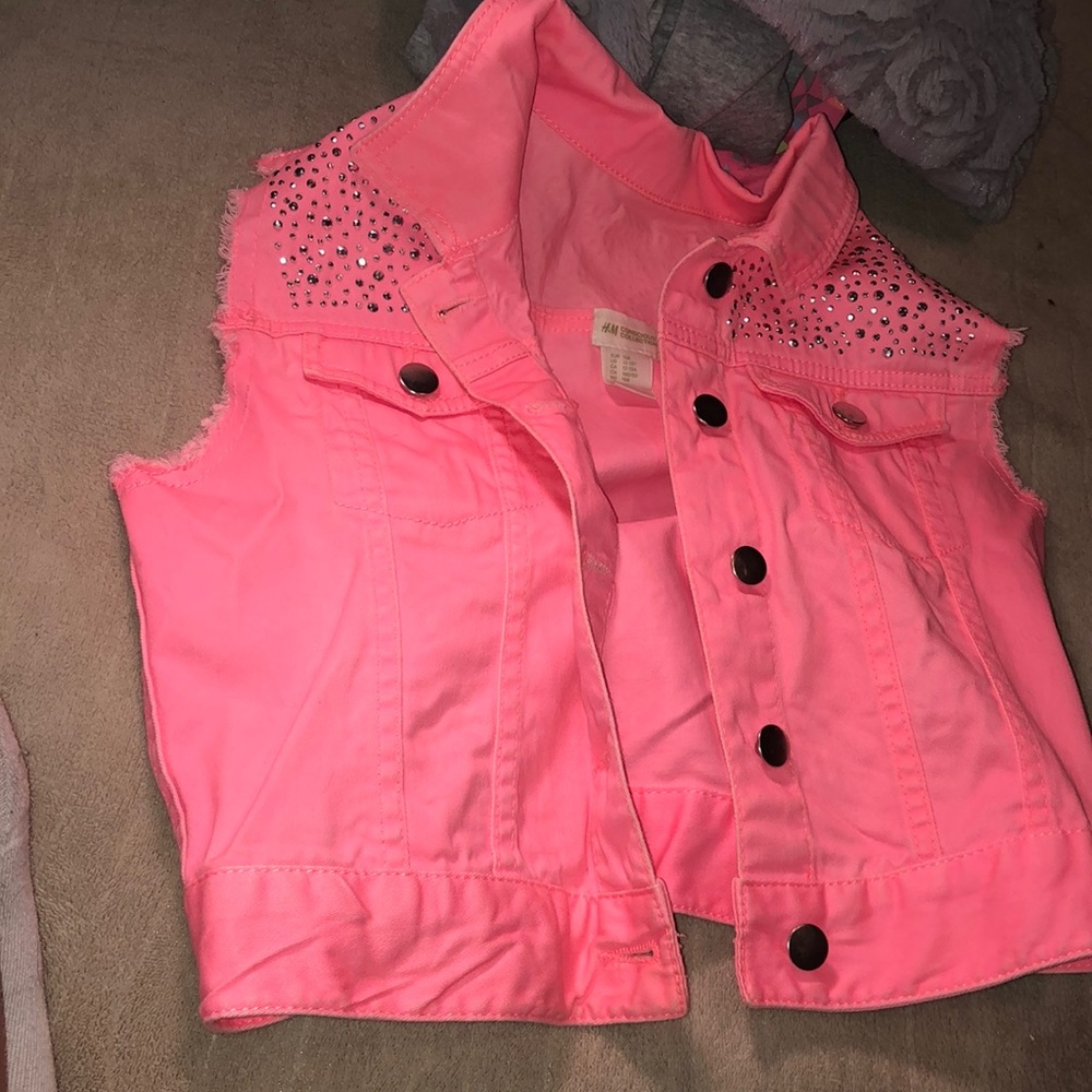 Pink vest